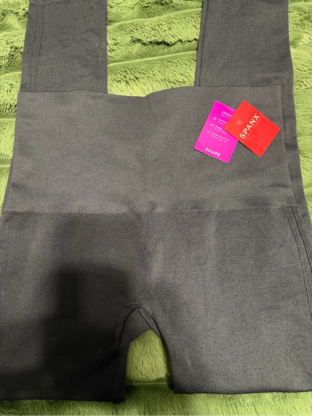 SPANX Black High-Waist Shaping Leggings